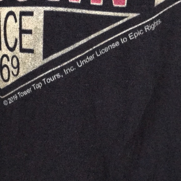 NWOT ZZ Top sz XL tee Graphic Band tee"Lowdown Since 1969" red Eliminator Coupe - Picture 3 of 7